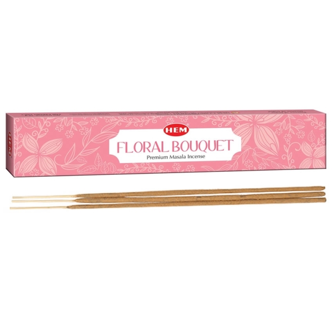Благовония Цветочный букет (Floral Bouquet Premium Masala Incense), HEM, 15 г Благовония Цветочный букет (Floral Bouquet Premium Masala Incense), HEM, 15 г