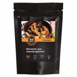 Приправа для морепродуктов (Классика), Holy Om, 30 г Приправа для морепродуктов (Классика), Holy Om, 30 г