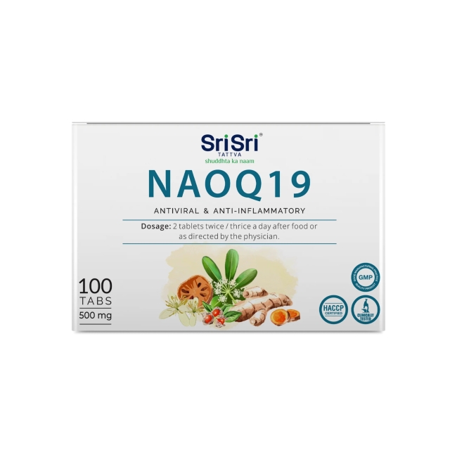 НАОКЬЮ19 (NAOQ19) Sri Sri Tattva, 100/60 таб.