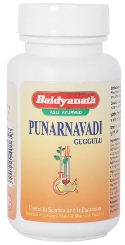 Пунарнавади Гуггул (Punarnavadi guggulu) Baidyanath, 80 таб.