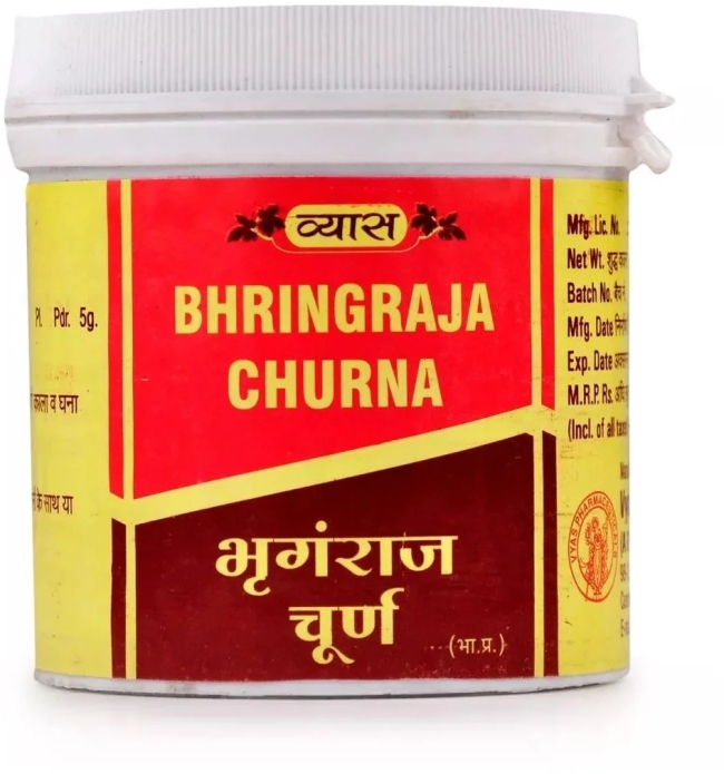 Брингарадж чурна (Bhringraja Churna) Vyas, 100г Брингарадж чурна (Bhringraja Churna) Vyas, 100г