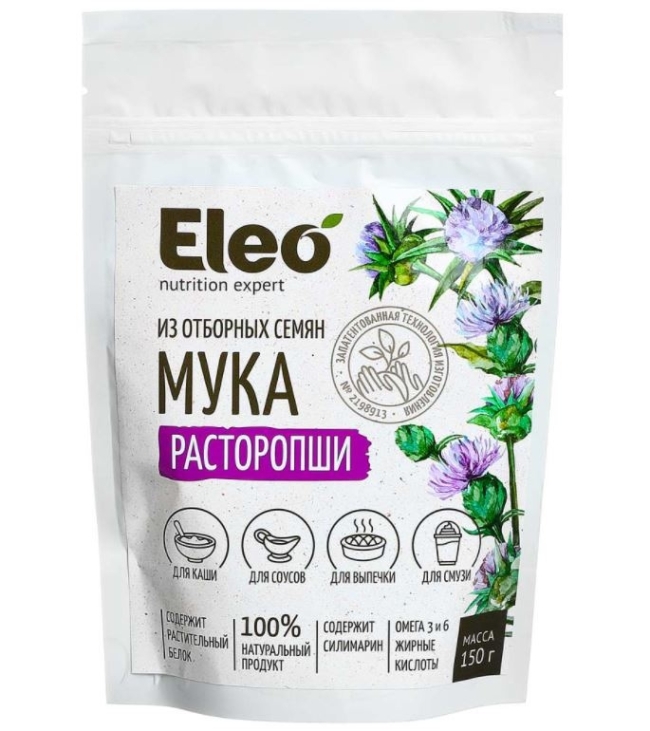 Мука расторопши Eleo, Специалист, 150 г Мука расторопши Eleo, Специалист, 150 г