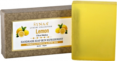 Мыло ручной работы Лимон, SYNAA, 100г