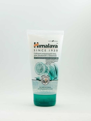 Себорегулирующий гель для умывания с лимоном, Himalaya Herbals, 150мл Себорегулирующий гель для умывания с лимоном, Himalaya Herbals, 150мл