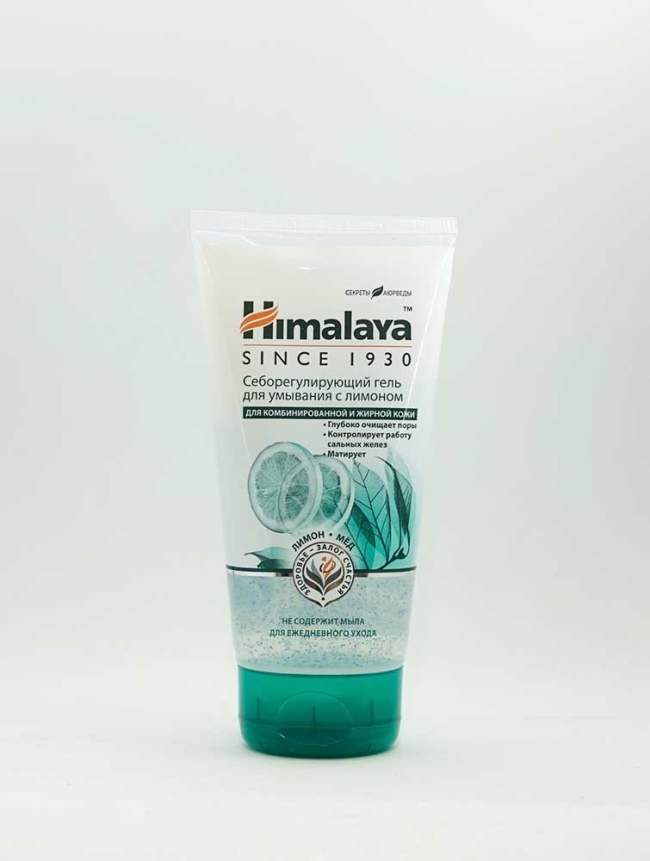 Себорегулирующий гель для умывания с лимоном, Himalaya Herbals, 150мл Себорегулирующий гель для умывания с лимоном, Himalaya Herbals, 150мл