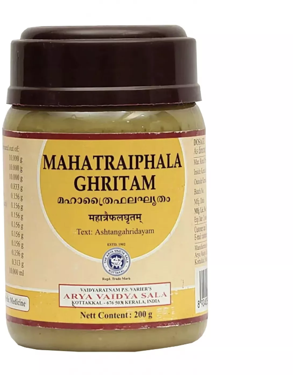 Махатрифала Гритам (Mahatraiphala Ghritam), Kottakkal, 200 г. Махатрифала Гритам (Mahatraiphala Ghritam), Kottakkal, 200 г.