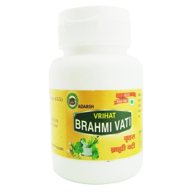 Врихат Брахми Вати (Vrihat Brahmi Vati), Adarsh, 20 г (120 таб) Врихат Брахми Вати (Vrihat Brahmi Vati), Adarsh, 20 г (120 таб)