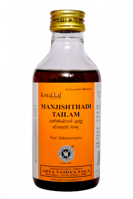 Манжиштади Тайлам (Manjishthadi Tailam), Kottakkal, 200 мл Манжиштади Тайлам (Manjishthadi Tailam), Kottakkal, 200 мл