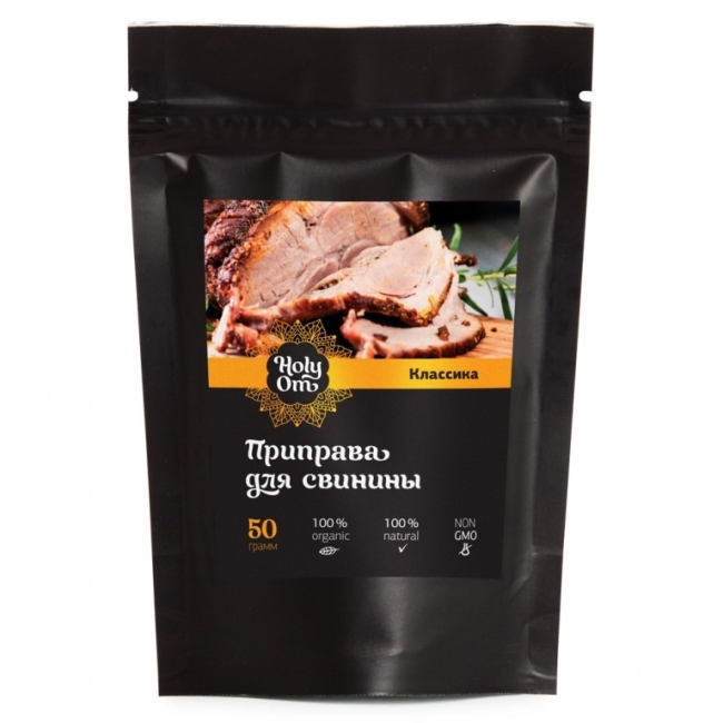 Приправа для свинины (Классика), Holy Om, 40 г Приправа для свинины (Классика), Holy Om, 40 г