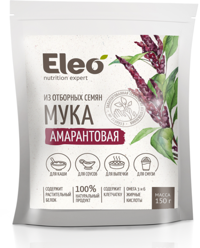 Мука амарантовая Eleo, Специалист, 150 г Мука амарантовая Eleo, Специалист, 150 г