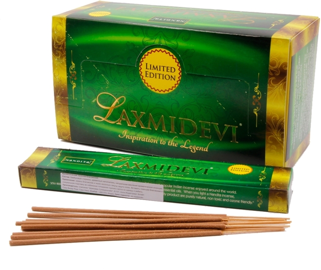 Благовония Богиня Лакшми (NS LaxmiDevi), NANDITA, 15г Благовония Богиня Лакшми (NS LaxmiDevi), NANDITA, 15г