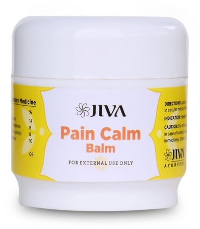 Обезболивающий бальзам Пэйн Калм (Pain Calm Balm), JIVA, 25г Обезболивающий бальзам Пэйн Калм (Pain Calm Balm), JIVA, 25г