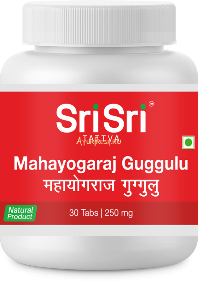 Махайогарадж гуггул (Mahayogaraj Guggulu) Sri Sri Tattva, 30/60 таб.