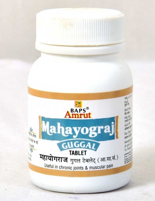 Махайогарадж гуггул (Mahayograj guggal), Baps Amrut, 60 таб