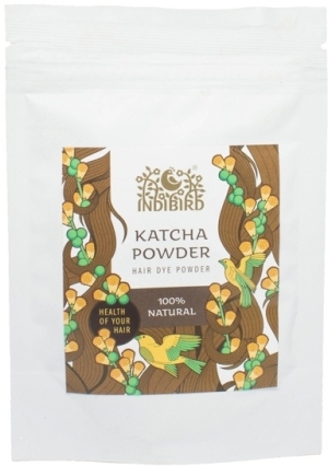 Акация Катеху, порошок для волос (Katcha Hair Powder), Indibird, 50г Акация Катеху, порошок для волос (Katcha Hair Powder), Indibird, 50г