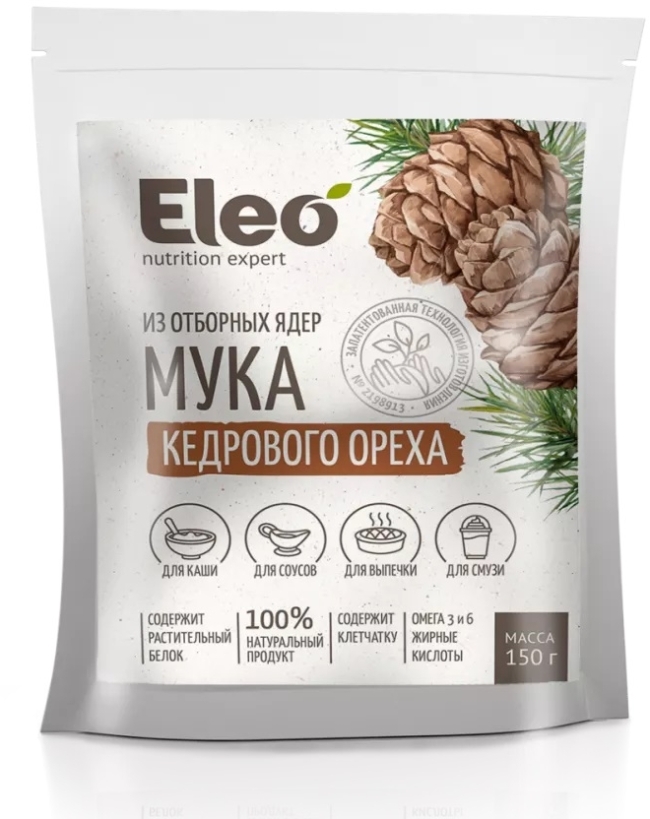 Мука кедрового ореха Eleo, Специалист, 150 г Мука кедрового ореха Eleo, Специалист, 150 г