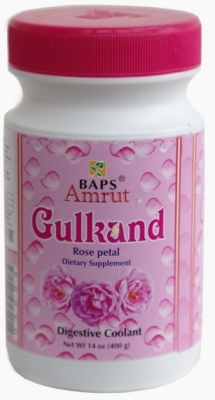 Гулканд, джем из вяленых лепестков роз (Gulkand), Baps Amrut, 400г