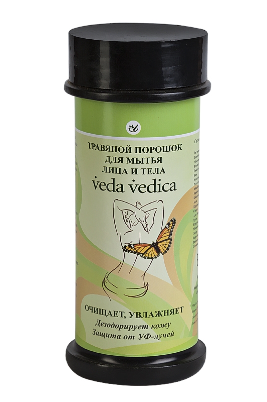 Травяной порошок для мытья лица и тела, Veda Vedika, 70г Травяной порошок для мытья лица и тела, Veda Vedika, 70г