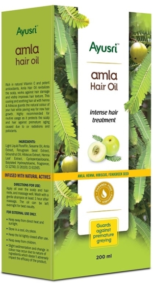 Масло против выпадения волос Амла (Amla Hair Oil) Ayusri, 200 мл