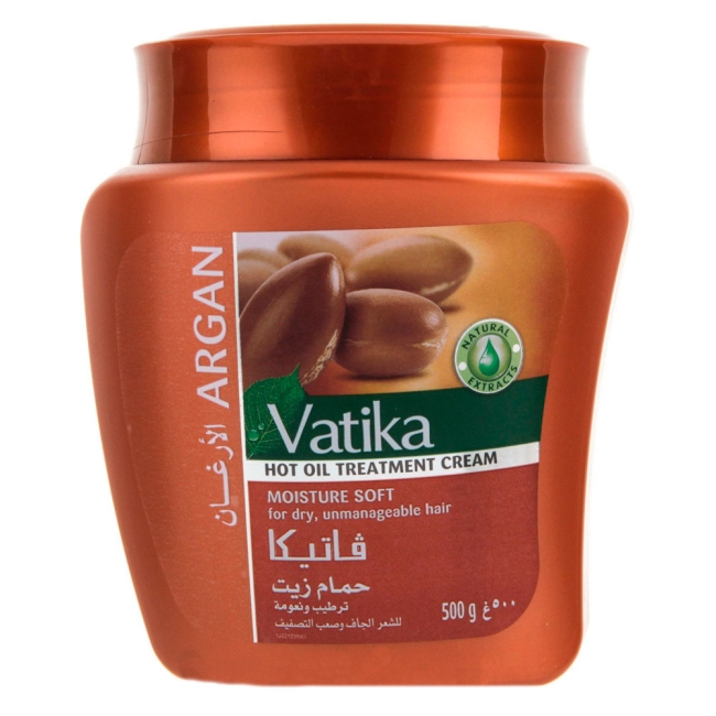 Маска для сухих и непослушных волос Арган, Dabur Vatika, 500г Маска для сухих и непослушных волос Арган, Dabur Vatika, 500г