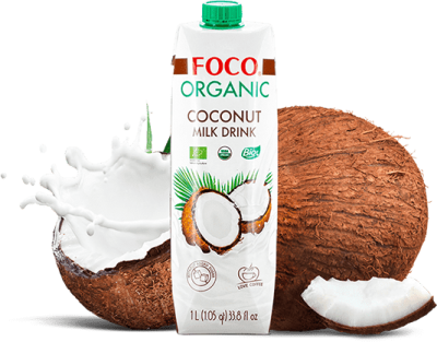 Органический Кокосовый Молочный Напиток, Organic Coconut Milk Drink "FOCO", 1л