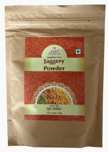 Сахар тростниковый Джаггери (Jaggery Powder), Baps Amrut, 500 г. Сахар тростниковый Джаггери (Jaggery Powder), Baps Amrut, 500 г.