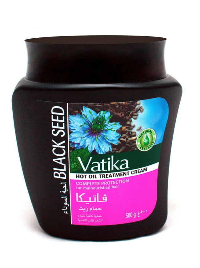 Маска для волос с Черным тмином, Dabur Vatika, 500г Маска для волос с Черным тмином, Dabur Vatika, 500г