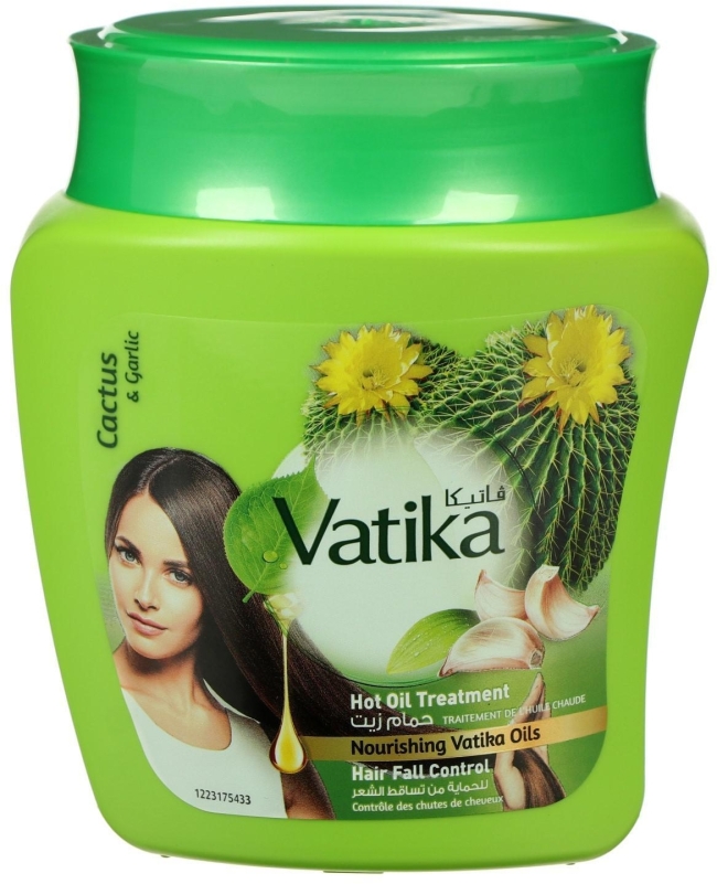 Маска для волос Контроль выпадения, Dabur Vatika, 500г Маска для волос Контроль выпадения, Dabur Vatika, 500г
