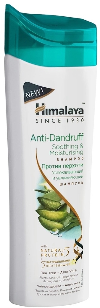 Шампунь против перхоти Успокаивающий и увлажняющий Himalaya Herbals, 200мл Шампунь против перхоти Успокаивающий и увлажняющий Himalaya Herbals, 200мл