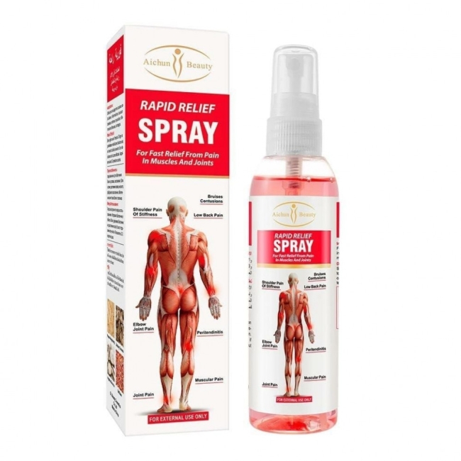 Рапид Релиф быстрый эффект (Rapid Relief Spray Aichun Beauty) обезболивающий спрей для суставов и мышц, 100 мл Рапид Релиф быстрый эффект (Rapid Relief Spray Aichun Beauty) обезболивающий спрей для суставов и мышц, 100 мл