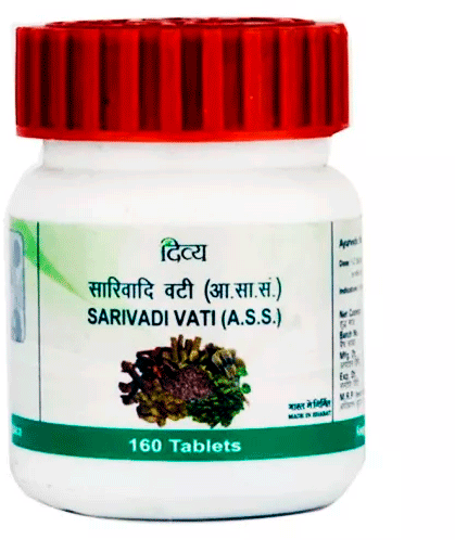 Саривади вати (Sarivadi Vati), Divya/Patanjali, 160 таб Саривади вати (Sarivadi Vati), Divya/Patanjali, 160 таб