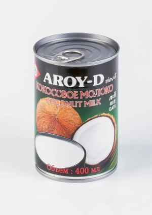 Молоко Кокосовое "Aroy-D" 70% ж/б (жирность-17-19%), Aroy-D, 400мл Молоко Кокосовое "Aroy-D" 70% ж/б (жирность-17-19%), Aroy-D, 400мл