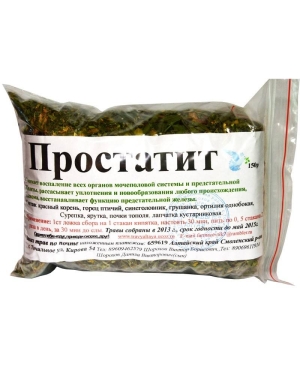 При простатите, травяной сбор, Славные Tравы Алтая, 160 г ± 10г