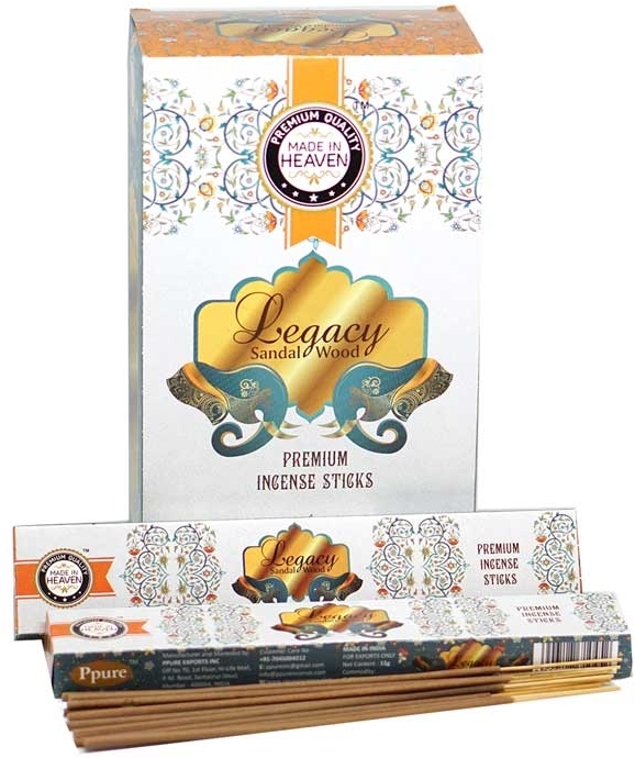 Благовония Legacy Sandalwood/Завет Сандал (Made In Heaven/Сделано на Небесах) PPURE, 15г Благовония Legacy Sandalwood/Завет Сандал (Made In Heaven/Сделано на Небесах) PPURE, 15г