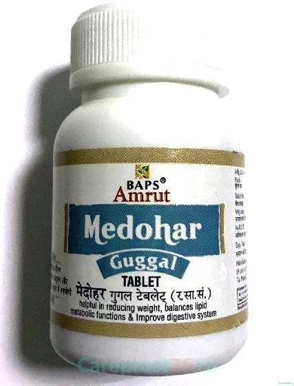 Медохар гуггул (Medohar Guggal) Baps Amrut, 180 таб. Медохар гуггул (Medohar Guggal) Baps Amrut, 180 таб.