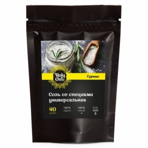 Соль со специями универсальная (Гурман), Holy Om, 40 г