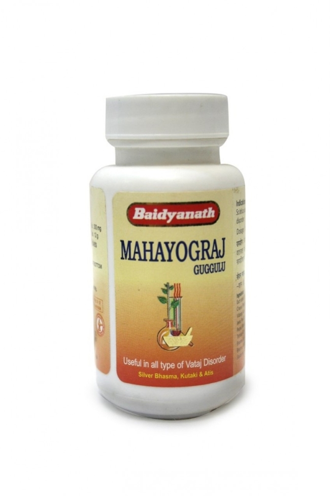 Махайогарадж Гуггул (Mahayograj Guggulu) Baidyanath, 40 таб. Махайогарадж Гуггул (Mahayograj Guggulu) Baidyanath, 40 таб.