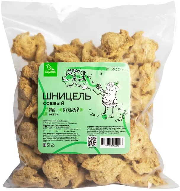 Соевый шницель, Соймик, 200 г Соевый шницель, Соймик, 200 г