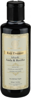 Шампунь против перхоти и выпадения волос Амла и Ритха (Amla and Reetha) Khadi Natural, 210 мл