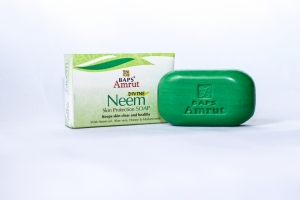 Мыло Божественный Ним , защита кожи (Divine Neem Skin Protection SoaP), Baps Amrut, 75 г