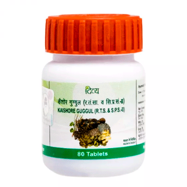 Кайшор Гуггул (Kaishore Guggul), Divya/Patanjali, 80 таб. Кайшор Гуггул (Kaishore Guggul), Divya/Patanjali, 80 таб.