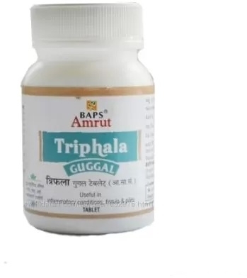 Трифала Гуггул (Triphala Guggal), Baps Amrut, 180 таб. Трифала Гуггул (Triphala Guggal), Baps Amrut, 180 таб.