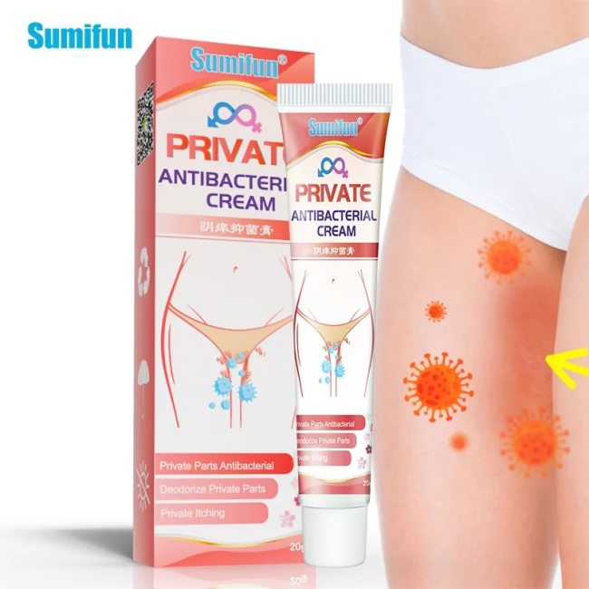 Приват (Private Antibacterial Cream Sumifun) женский антибактериальный крем для интимной гигиены, 20 г Приват (Private Antibacterial Cream Sumifun) женский антибактериальный крем для интимной гигиены, 20 г