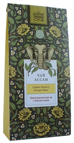 АССАМ, чай черный крупнолистовой с золотыми типсами, категория GFOP (Golden Flowery Orange Pekoe), Золото Индии, 100г/1кг АССАМ, чай черный крупнолистовой с золотыми типсами, категория GFOP (Golden Flowery Orange Pekoe), Золото Индии, 100г/1кг