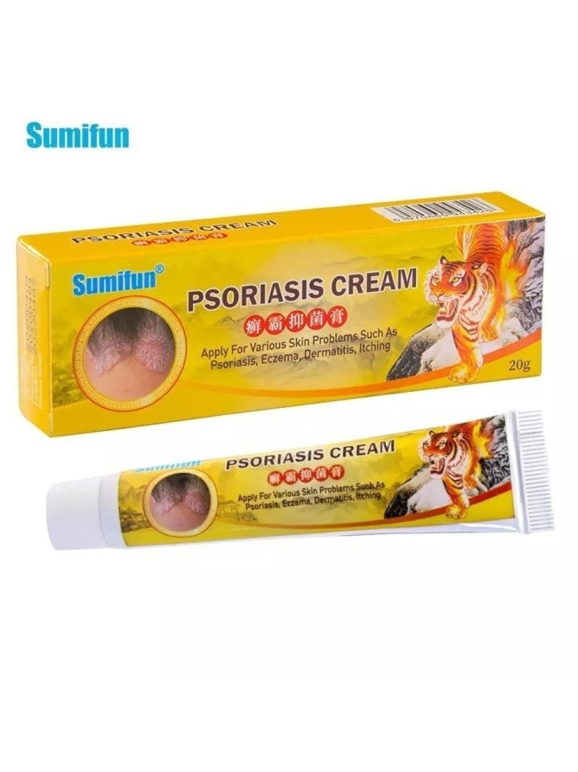 Псориазис (Psoriasis Cream Sumifun) крем от кожных заболеваний, 20 г Псориазис (Psoriasis Cream Sumifun) крем от кожных заболеваний, 20 г