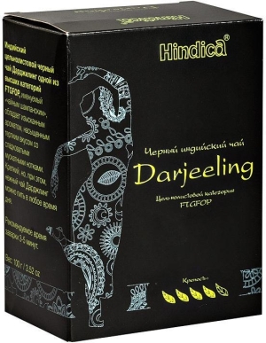 Чай черный цельнолистовой Дарджилинг (Darjeeling, первый сбор, категория FTGFOP, Индия), HINDICA, 100г Чай черный цельнолистовой Дарджилинг (Darjeeling, первый сбор, категория FTGFOP, Индия), HINDICA, 100г