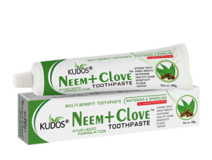 Зубная паста Ним и Гвоздика Кудос (Neem+Clove Toothpaste), KUDOS, 100г Зубная паста Ним и Гвоздика Кудос (Neem+Clove Toothpaste), KUDOS, 100г