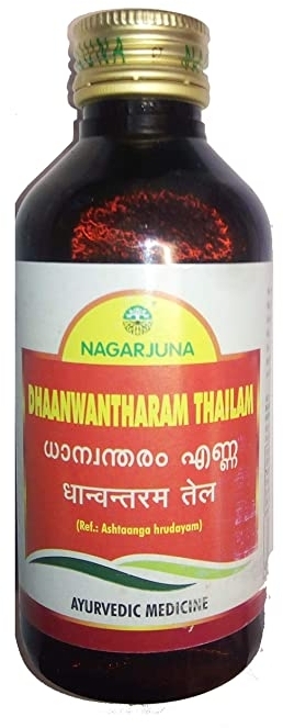 Масло Дханвантарам Тайлам (Dhanwantharam Thailam) Nagarjuna, 200 мл Масло Дханвантарам Тайлам (Dhanwantharam Thailam) Nagarjuna, 200 мл