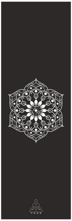 -40% Коврик для йоги Мандала (Mandala Black Germany), RamaYoga