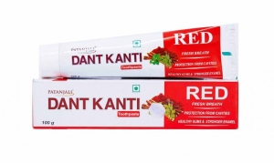 Зубная паста Дант Канти Ред (Dant Kanti RED) Patanjali, 100 г Зубная паста Дант Канти Ред (Dant Kanti RED) Patanjali, 100 г